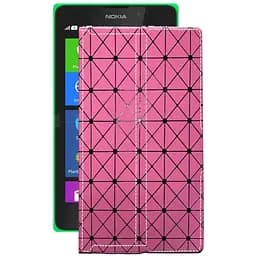 Чохол StatusCASE з екошкіри для планшету Nokia XL Рожевий ромб