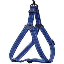 Шлея для собак Barksi Cotton Стандарт Рефлекторна М 45-56х2 см синя