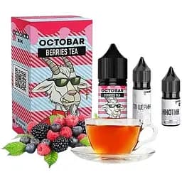 Набір компонентів для самозамішування сольової рідини Octobar 30 мл 0-50 мг Berries Tea Ягідний чай (16126)
