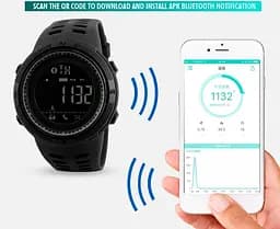 Годинник Smart Skmei Clever 1250 Black - мініатюра 8