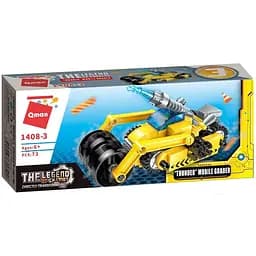 Детский конструктор Qman 1408 транспорт Mobile Grader