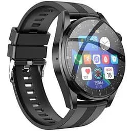 Мужские наручные умные часы Hoco Y9 Черный