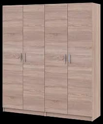 Шафа для одягу Doros Промо Дуб Cонома 2+2 ДСП 180х48х204 (42005007)