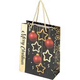 Пакет подарунковий новорічний Зірочки 2088S Різнокольоровий (NY)