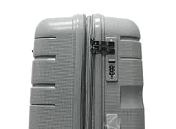 Валіза маленька S поліпропілен Milano bag 0306 56×35×24см 33л Срібна - мініатюра 5