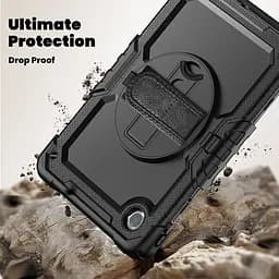 Чохол Rugged 3 Layers броньований протиударний з захистом Lenovo Tab M11 TB330 / Xiaoxin Pad 2024 TB331 Чорний - мініатюра 7