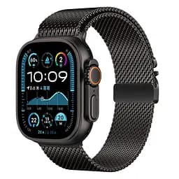 Ремінець ArmorStandart Milanese UltraLock для Apple Watch 49/46/45/44/42 (Series 1-3) Black (ARM88957)