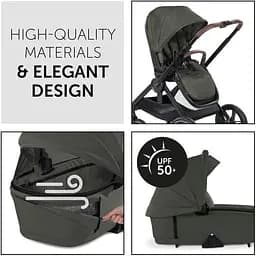 Універсальна коляска 2 в 1 Hauck Walk N Care Air Dark Olive, темно-оливковий (16549-2) - мініатюра 6