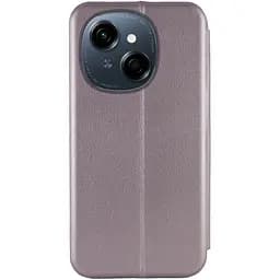 Шкіряний чохол-книжка Classy для TECNO Spark Go 1 (KL4) / Spark Go 2025 Сірий - мініатюра 2