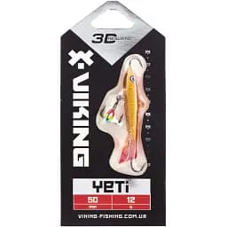 Балансир Viking Fishing Yeti Ice Jig 50mm 12.0g #8 Candle Flame - мініатюра 2