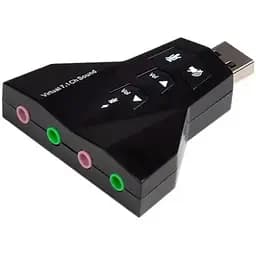Звукова карта 7.1 USB QTS-009 Black (16163)