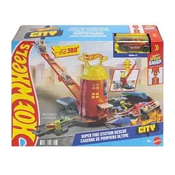 Ігровий набір Hot Wheels Пожежно-рятувальна суперстанція (JHL95) - мініатюра 7