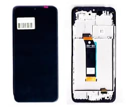 Дисплей Realme GT Master Edition/Oppo Reno 5 OLED чорний + рамка