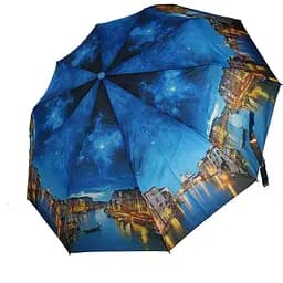 Жіноча складана парасолька напівавтомат S&L 100 см різнобарвна