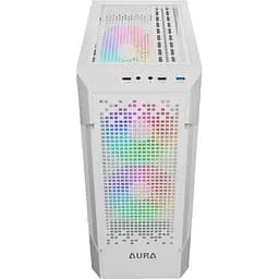 Корпус GAMDIAS AURA GC7 ARGB Tempered Glass White (4711514500684) Без БП - мініатюра 3
