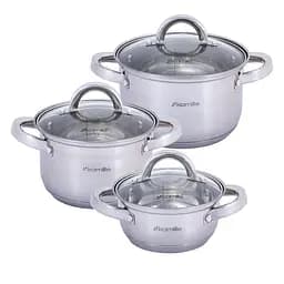 Набір каструль Kamille, 3 предмети (KM-5628S)