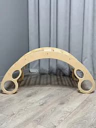 Дитяче ліжечко качалка-балансир з сіро пудровим матрациком БонБон 0068 - мініатюра 8