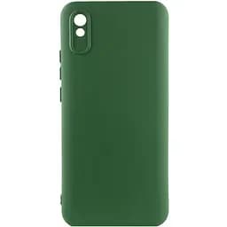 Чохол Ummi Lakshmi Silicone Cover Full Camera (AA) для Xiaomi Redmi 9A Зелений / Dark green