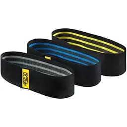 Гумка для фітнесу та спорту 4Fizjo Hip Band із тканини 3 шт. 4FJ0072 (P-5907739310811)
