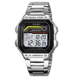 Наручний годинник чоловічий Skmei 2307 steel Silver, 2307SSI (18461)