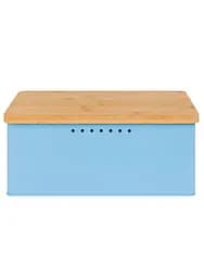 Хлебница с крышкой Ernesto синий-бежевый LI-470595