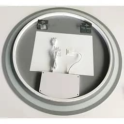 Дзеркало Zerix Solo MC01-80 з LED Touch, Anti-fog, димером, регулятором яскравості ZX6064 - мініатюра 3