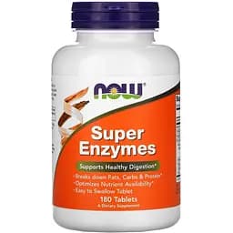 Супер энзимы Now Foods Super Enzymes 180 таблеток
