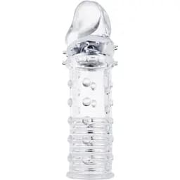 Насадка на пеніс ToyJoy Power Stud Sleeve 15.5 см (прозорий)