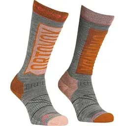 Термоноски женские Ortovox Free Ride Long Socks Womens 39-41 Серо-коричневый