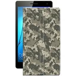 Чохол StatusCASE з екошкіри для планшету Huawei MediaPad T3 7 Хаки-зелений