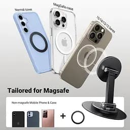 Магнітна підставка UGREEN LP862 для телефону Magsafe для iPhone 15 14 13 Pro Max Xiaomi Samsung Huawei Обертання на 360° Тримач - мініатюра 5