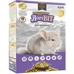 Уценка. Корм для шиншилл Лорівіт, полнорационный, 1200 г