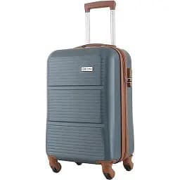 Валіза Semi Line 20" S Green-Grey (T5584-2)