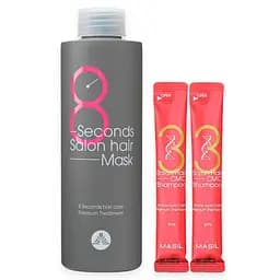 Набір для догляду за волоссям 8 Seconds Salon Hair Set Masil