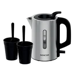 Електрочайник Sencor 0.5 л Strix пластик в комплекті 2 склянки + 2 ложки нержавіюча сталь kuh0015371 - мініатюра 3