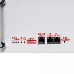 Акумулятор LogicPower LiFePO4 51,2V - 100 Ah (5120Wh) (BMS SP 100A/50А) RM RS485/CAN LCD WH - мініатюра 4