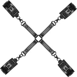 Фіксатор для рук і ніг Bedroom Fantasies Hogtie & Cuffs Set 4-Way Restrant Set