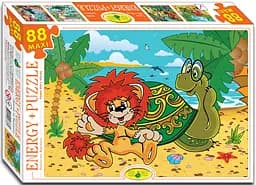 Пазлы Энергия+ Львенок и черепаха, 88 элементов, ЭГ-10