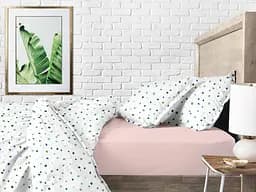 Комплект постільної білизни Cosas Color blots CS4 Полуторний бежевий (ColorBlotsV2_Rose_160) - мініатюра 3