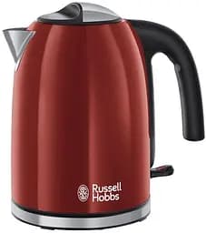 Електрочайник Russell HobbsColours Plus 1.7 л метал червоно-чорний kuh0015302 - мініатюра 2