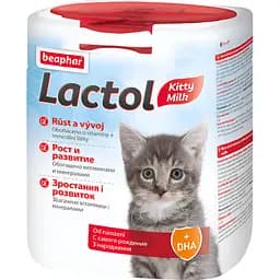 Молочна суміш Beaphar Lactol Kitty Milk для вигодовування кошенят 500 г (15206)