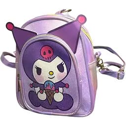 Дитячий рюкзак-сумка Куромі бузковий 20×16×10 см (24-488)