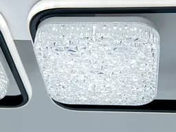 Люстра стельова Diasha LED біла чорна 130W димер - мініатюра 4