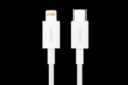 Кабель Baseus Superior Series Fast Charging Cable Type-C to Lightning PD 20W 0.25m CATLYS-02 White - мініатюра 3
