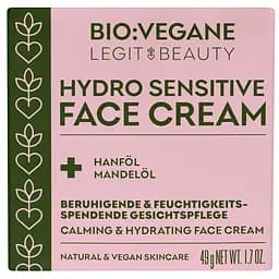 Заспокійливий крем для чутливої шкіри BCG Bio:Vegane 50 мл