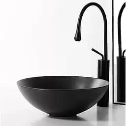 Умивальник Dusel Iucy 400571B, Чорний матовий