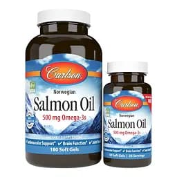 Жирні кислоти Carlson Labs Salmon Oil 180+50 капсул