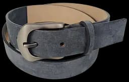 Ремінь жіночий Tod's з нубуку, графітовий, 3.5 см, Італія, з матовою пряжкою