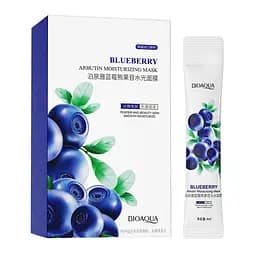 Зволожуюча маска Bioaqua для обличчя з чорницею Bluebberry Mask 4 мл х 20 шт.