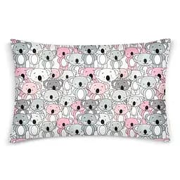 Дитяча постільна білизна в ліжечко KOALAS CS3, сірий (KoalasRoseGreyDots_DotsGreyRose_140) - мініатюра 3
